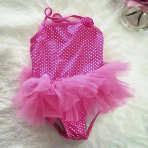 OP Pink Polka Dot Tutu One Piece